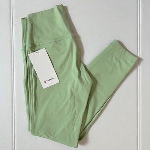 NWT Lululemon Wunder Under 25" Tight Creamy Mint Size 6